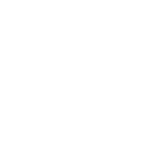 White outline icon of a foot