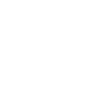 White outline icon of a handheld therapy device