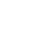 White outline icon of a stylized spine